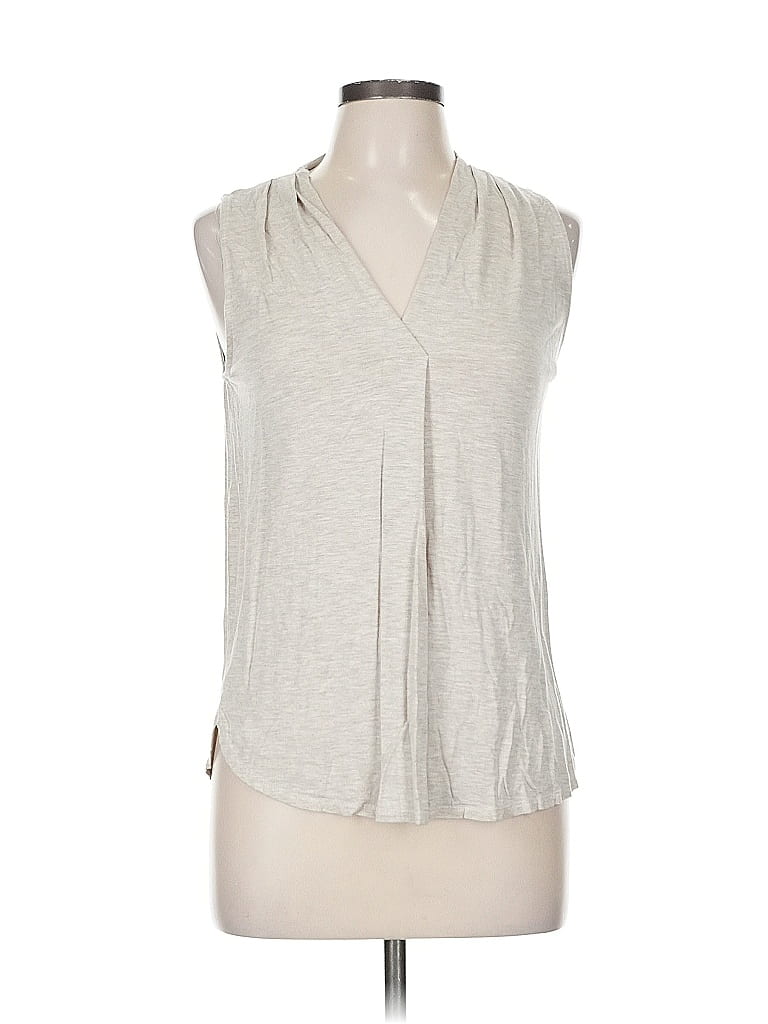 Pre-owned West Kei Sleeveless Blouse In Silver