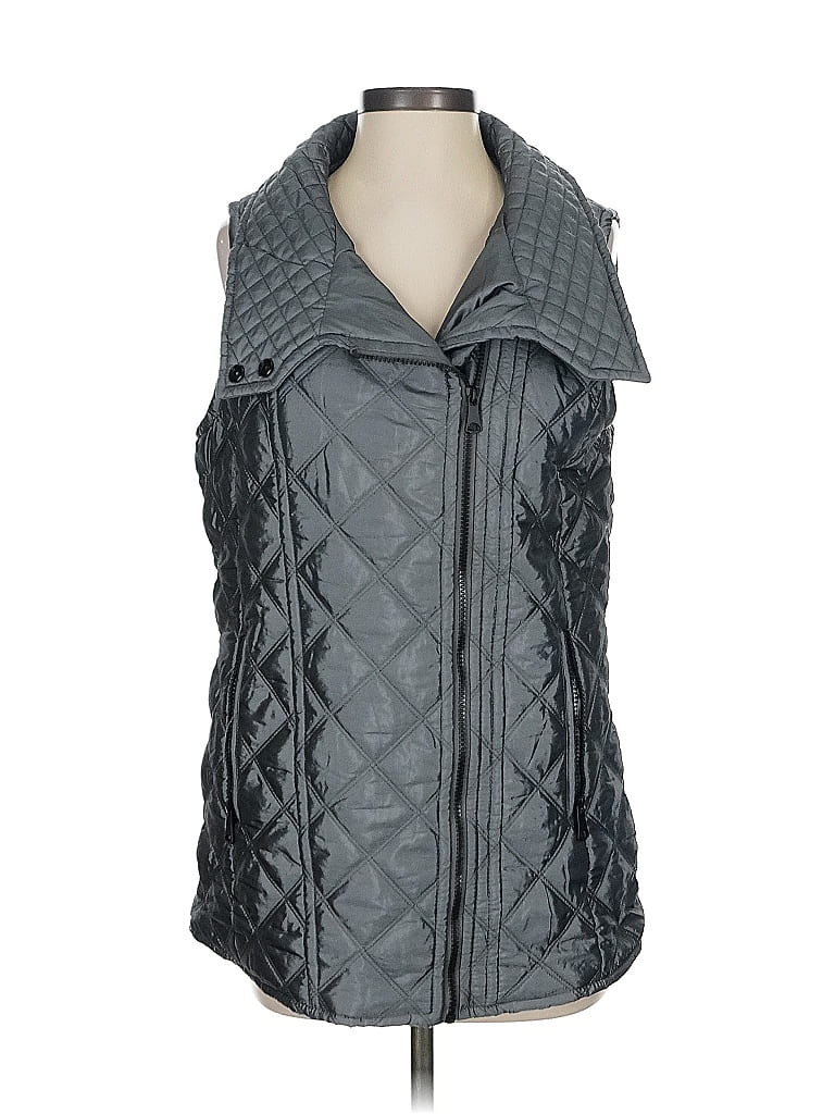 Pre-owned Marc New York Andrew Marc Vest In Gray