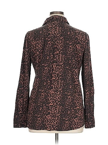 Cosmic Blue Love Long Sleeve Blouse (view 2)