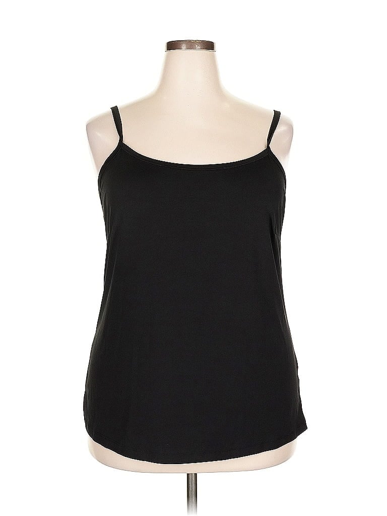 Pre-owned Lularoe Tank Top Black Strapless Neckline Tops