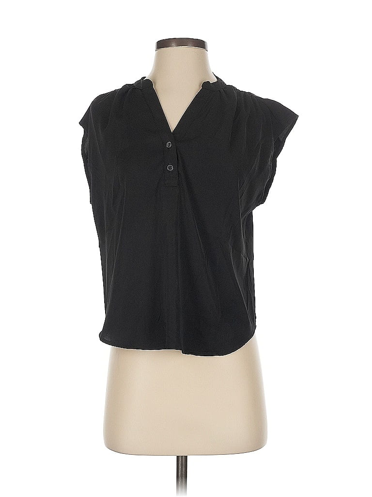 Pre-owned Banana Republic Factory Store Sleeveless Blouse In Black
