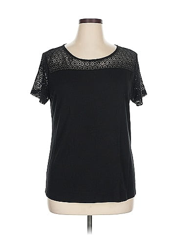 Ann Taylor Factory Short Sleeve T-Shirt (view 1)