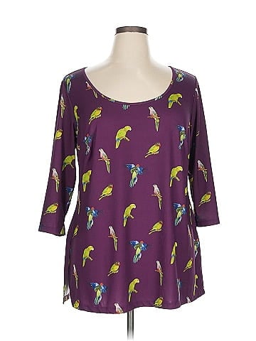 Triste 3/4 Sleeve Top (view 1)