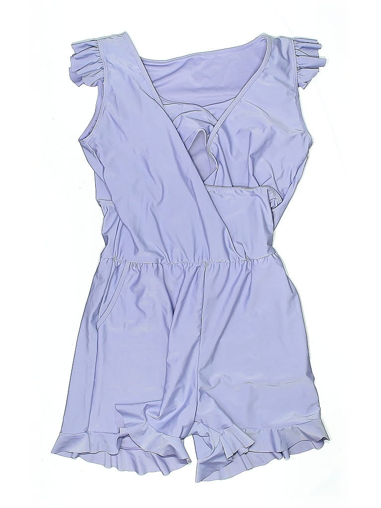 Pre-owned Unbranded Swimsuit Cover Up In Purple