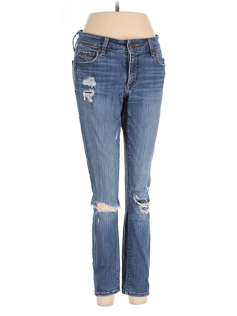 Pre-owned Ann Taylor Loft Jeans In Blue