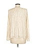 Halogen 100% Polyester Ivory Long Sleeve Blouse Size M - photo 2