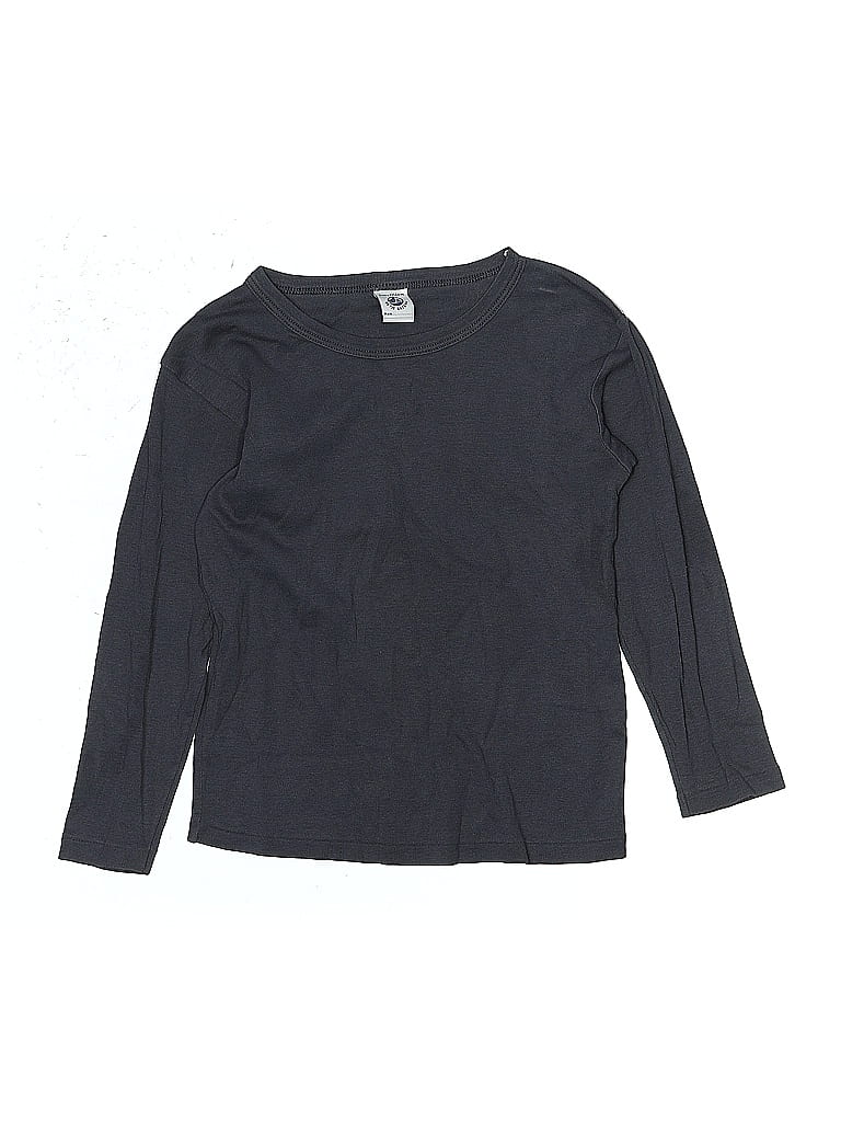 Pre-owned Petit Bateau Kids' 3/4 Sleeve T-shirt In Black