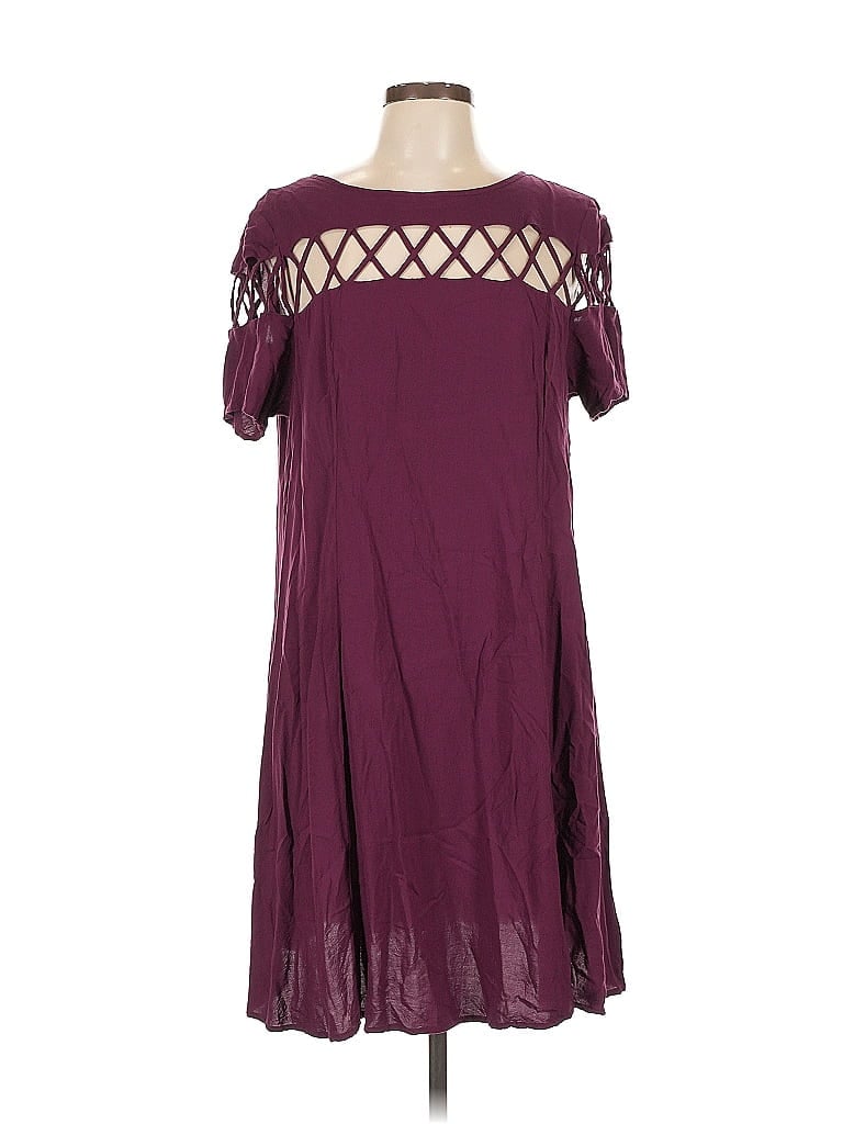 Pre-owned Torrid Casual Dress In Burgundy