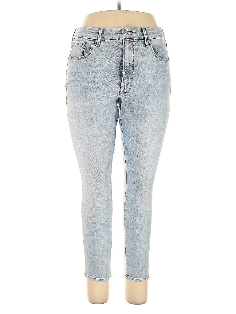 Pre-owned Good American Jeans In Blue