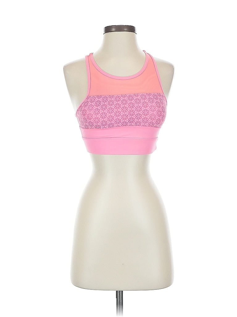Pre-owned Zyia Active Sports Bra In Pink