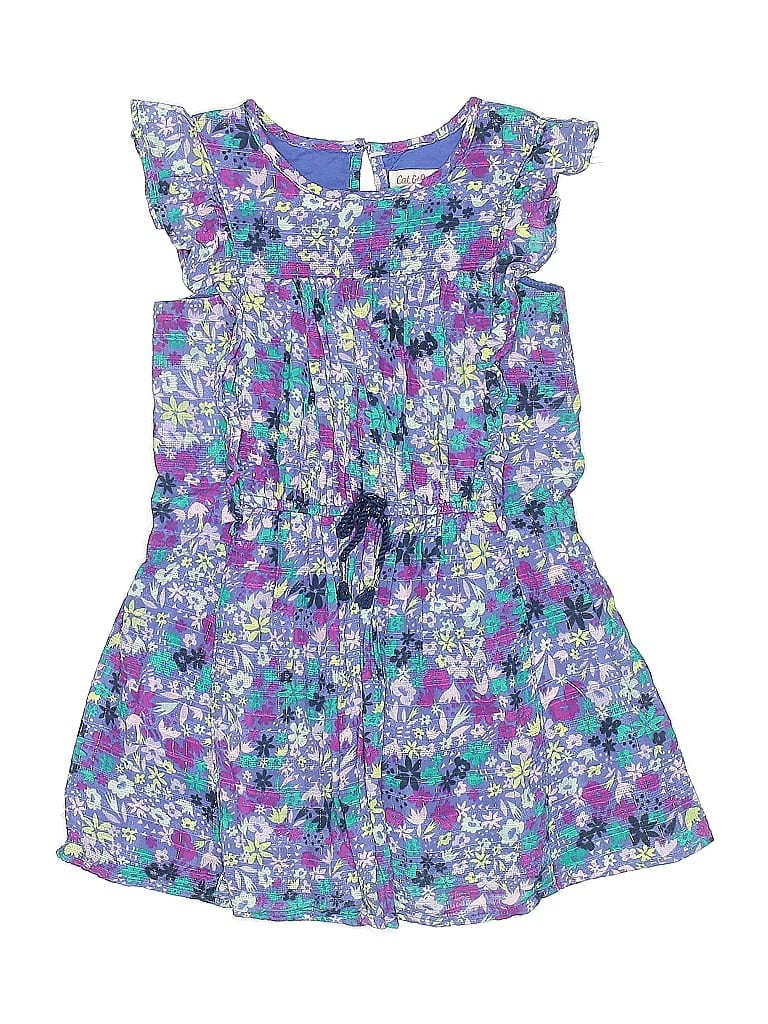 Pre-owned Cat & Jack Kids' Dress In Purple