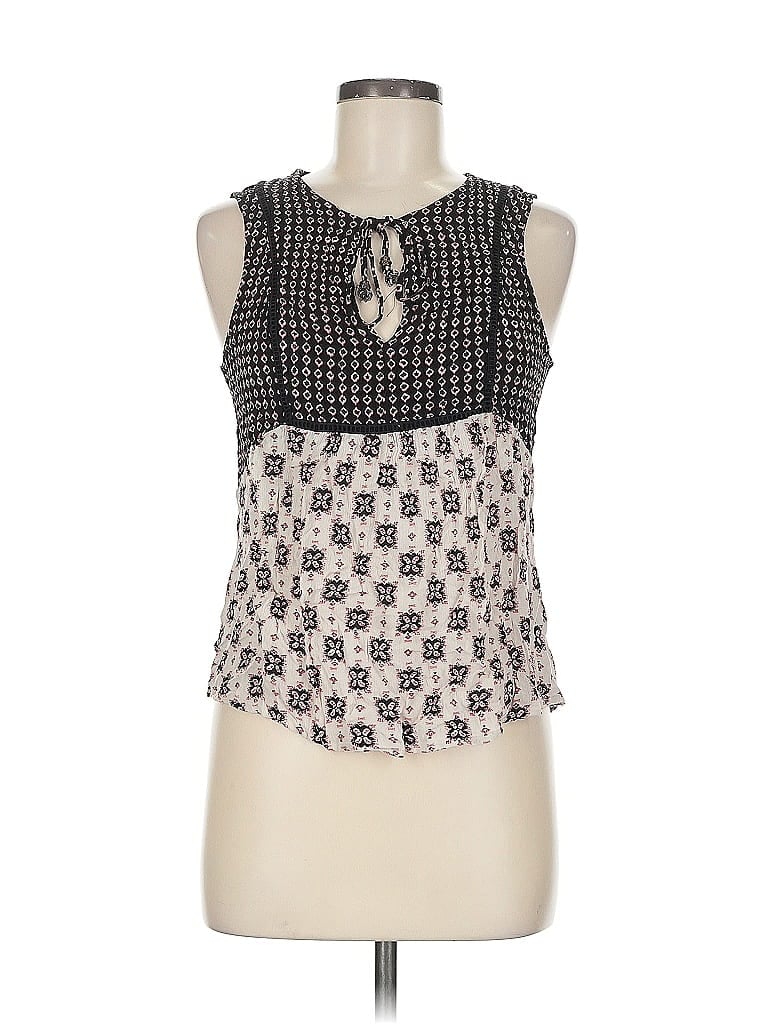Pre-owned Mason & Belle Sleeveless Blouse In Black
