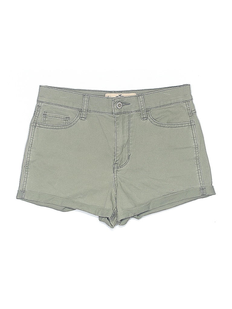 Pre-owned Hollister Denim Shorts In Green