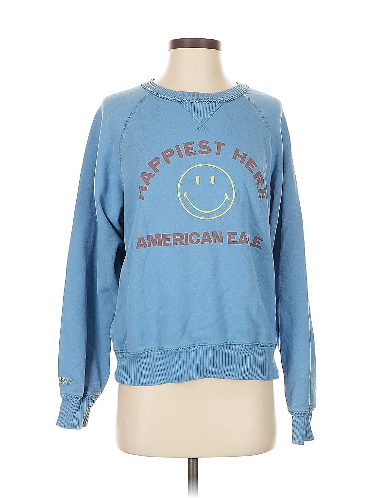 Click to view more detailed imagery on our partner's website Pre-owned American Eagle Outfitters Sweatshirt In Blue