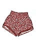 Athleta Animal Print Red Pink Shorts Size XXS - photo 1