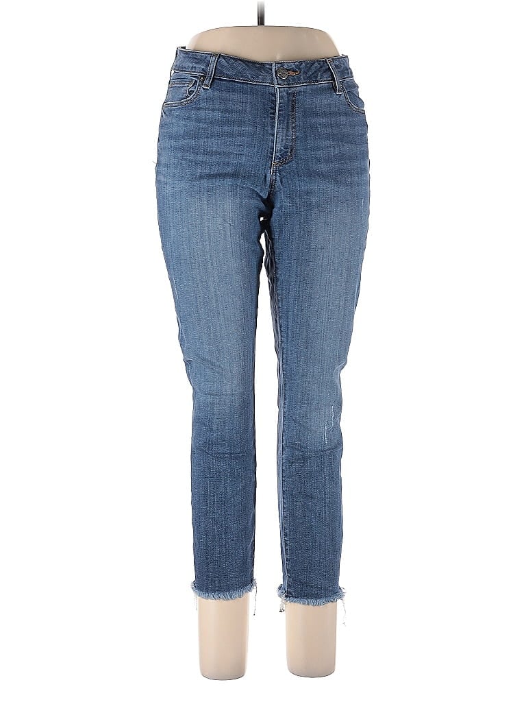 Pre-owned Ann Taylor Loft Jeans In Blue