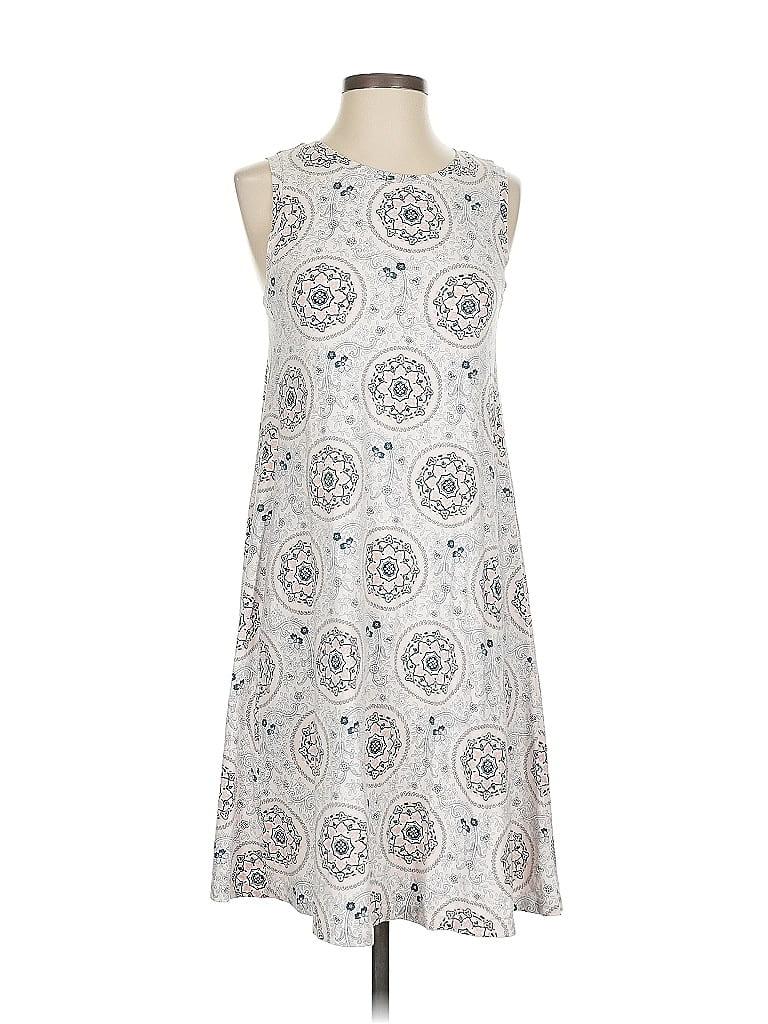 Pre-owned Ann Taylor Loft Outlet Casual Dress In Gray