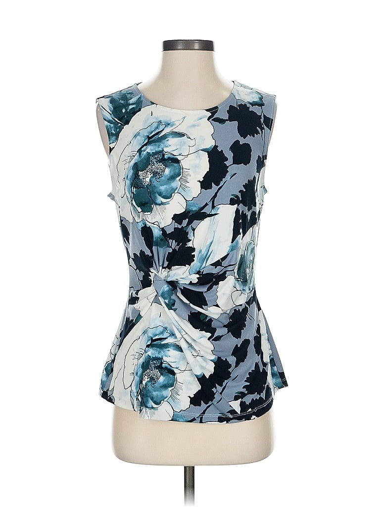Click to view more detailed imagery on our partner's website Pre-owned Dkny Sleeveless Blouse In Blue