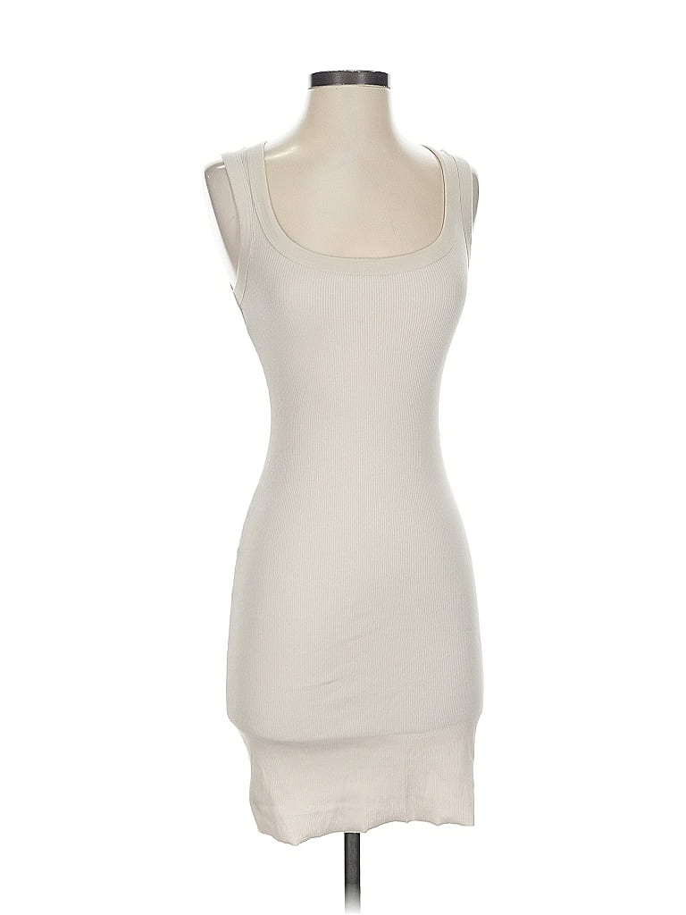 Pre-owned Divided By H&m Casual Dress In White