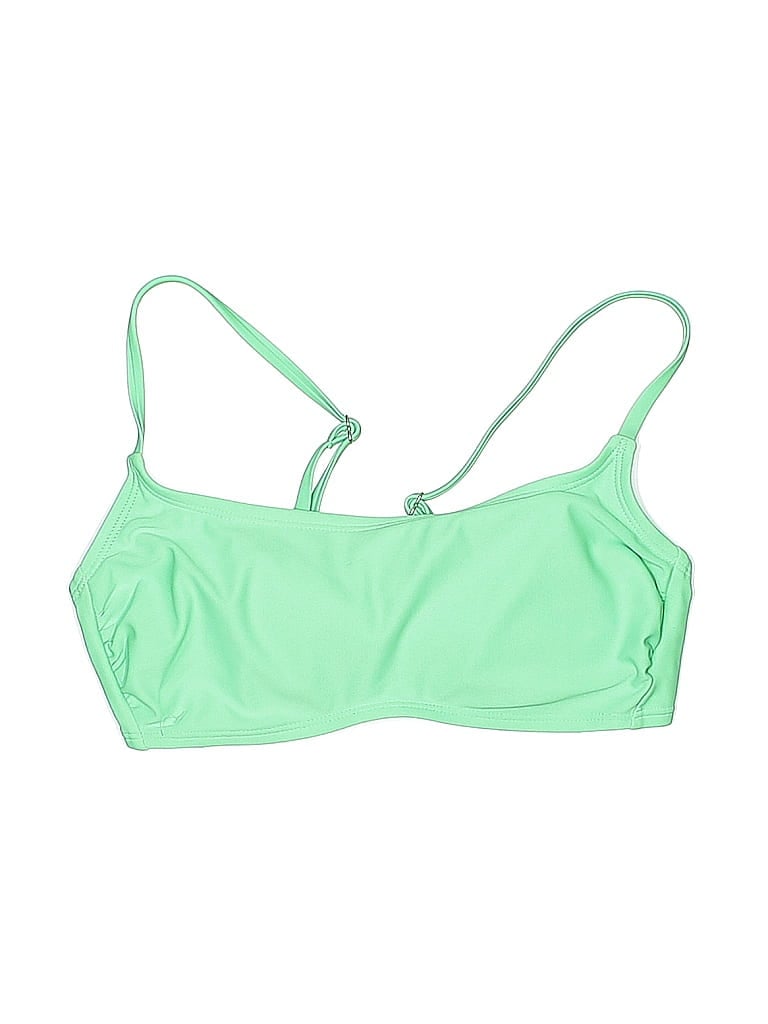 Pre-owned Wild Fable Swimsuit Top Green Swimwear