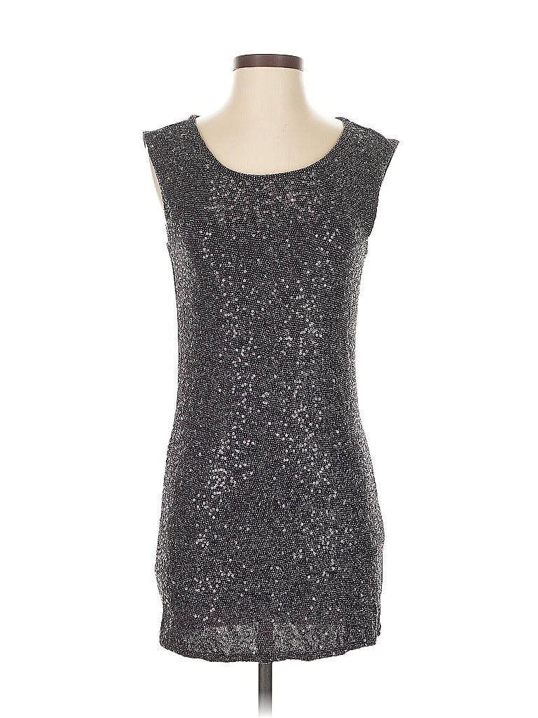 Pre-owned Express Cocktail Dress In Silver