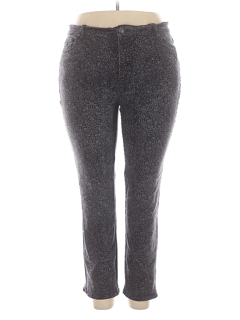 Pre-owned Gloria Vanderbilt Casual Pants In Gray