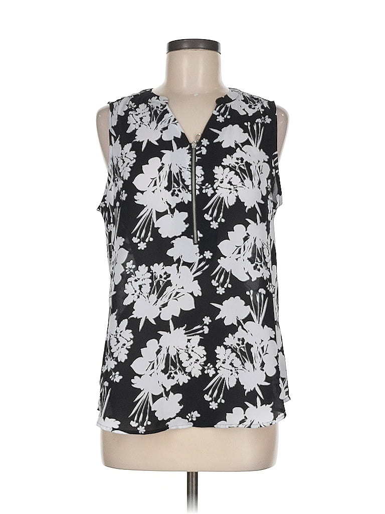 Pre-owned Apt. 9 Sleeveless T-shirt In Black