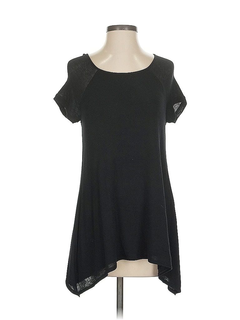Pre-owned Bcbgmaxazria Short Sleeve T-shirt In Black