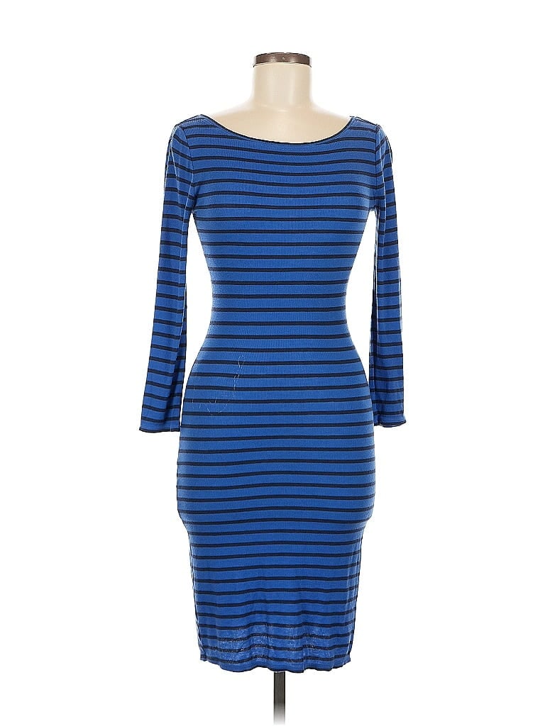Click to view more detailed imagery on our partner's website Pre-owned Bcbgmaxazria Casual Dress In Blue