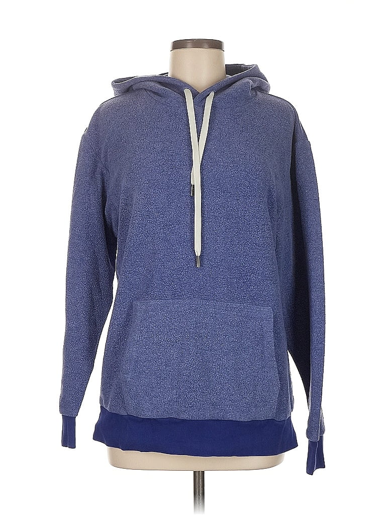 Pre-owned Feat Pullover Hoodie In Blue