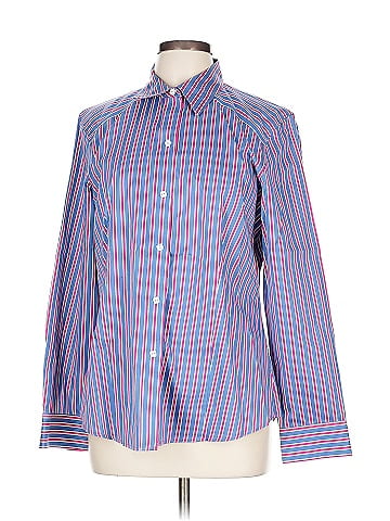 Foxcroft Long Sleeve Button-Down Shirt (view 1)