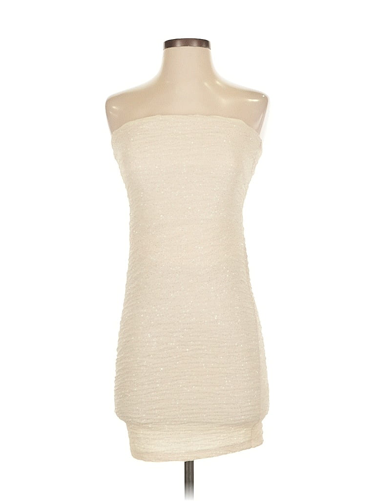 Pre-owned 2b Bebe Cocktail Dress In Brown