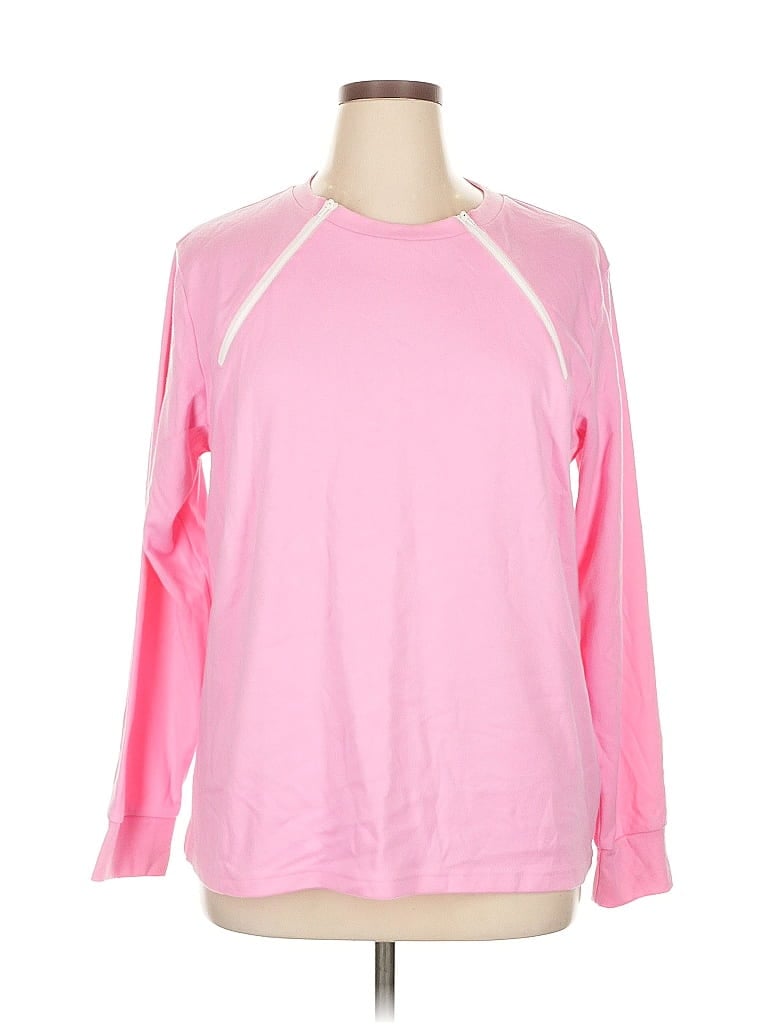 Pre-owned Assorted Brands Sweatshirt In Pink
