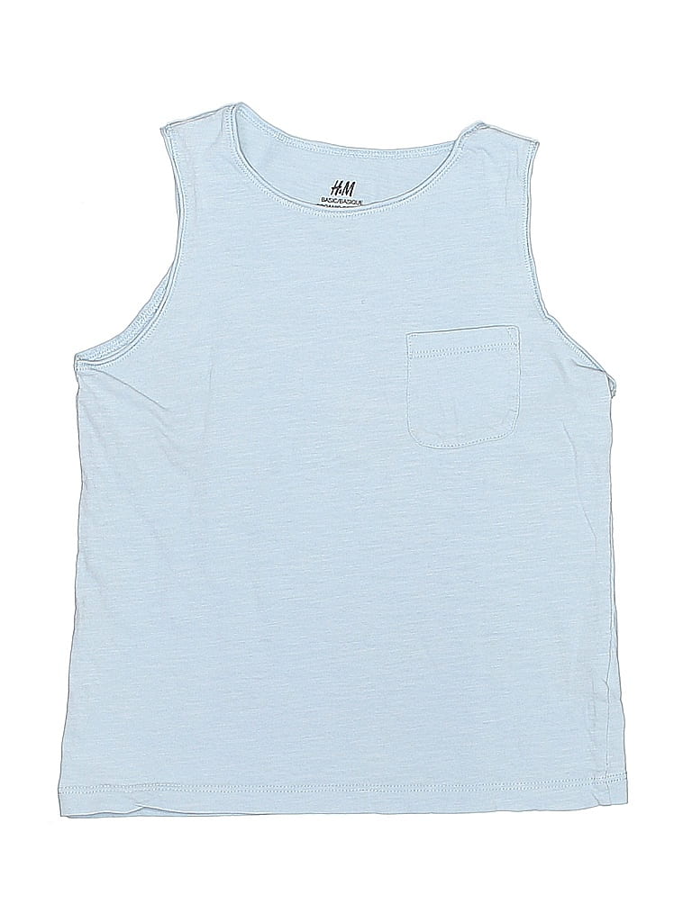 Pre-owned H&m Kids' Sleeveless T-shirt In Blue