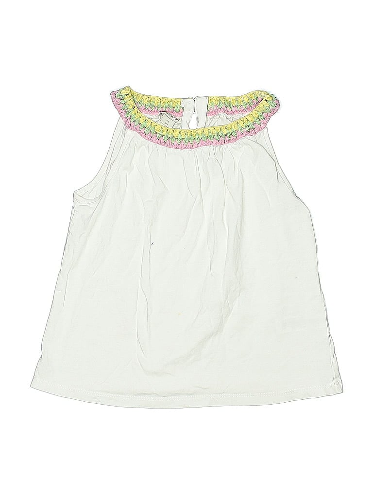 Pre-owned Monsoon Kids' Sleeveless Blouse In White