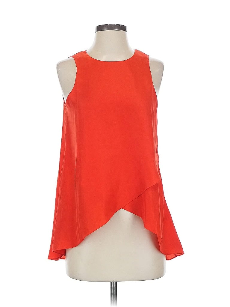 Click to view more detailed imagery on our partner's website Pre-owned New York And Company Sleeveless Blouse In Orange