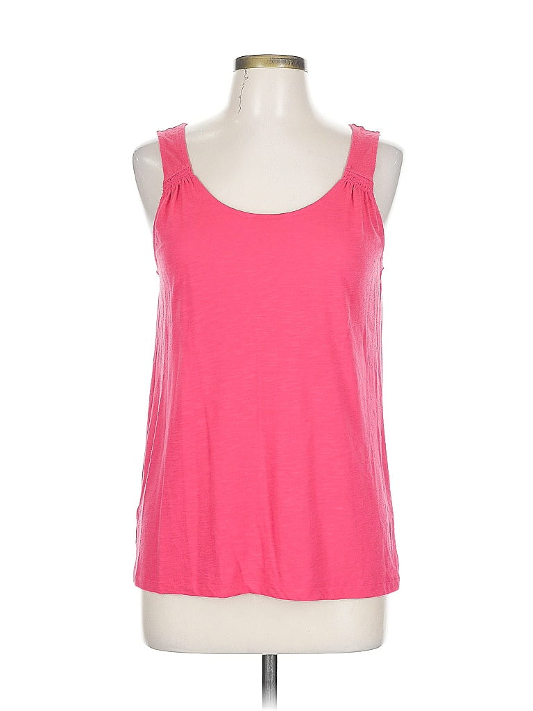 Pre-owned Ann Taylor Loft Outlet Tank Top Pink Strapless Neckline Tops
