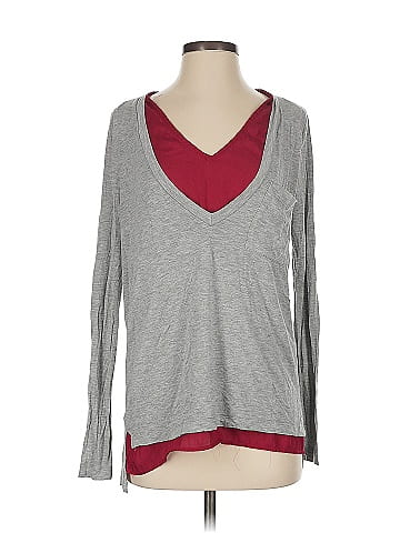 Bordeaux Long Sleeve T-Shirt (view 1)