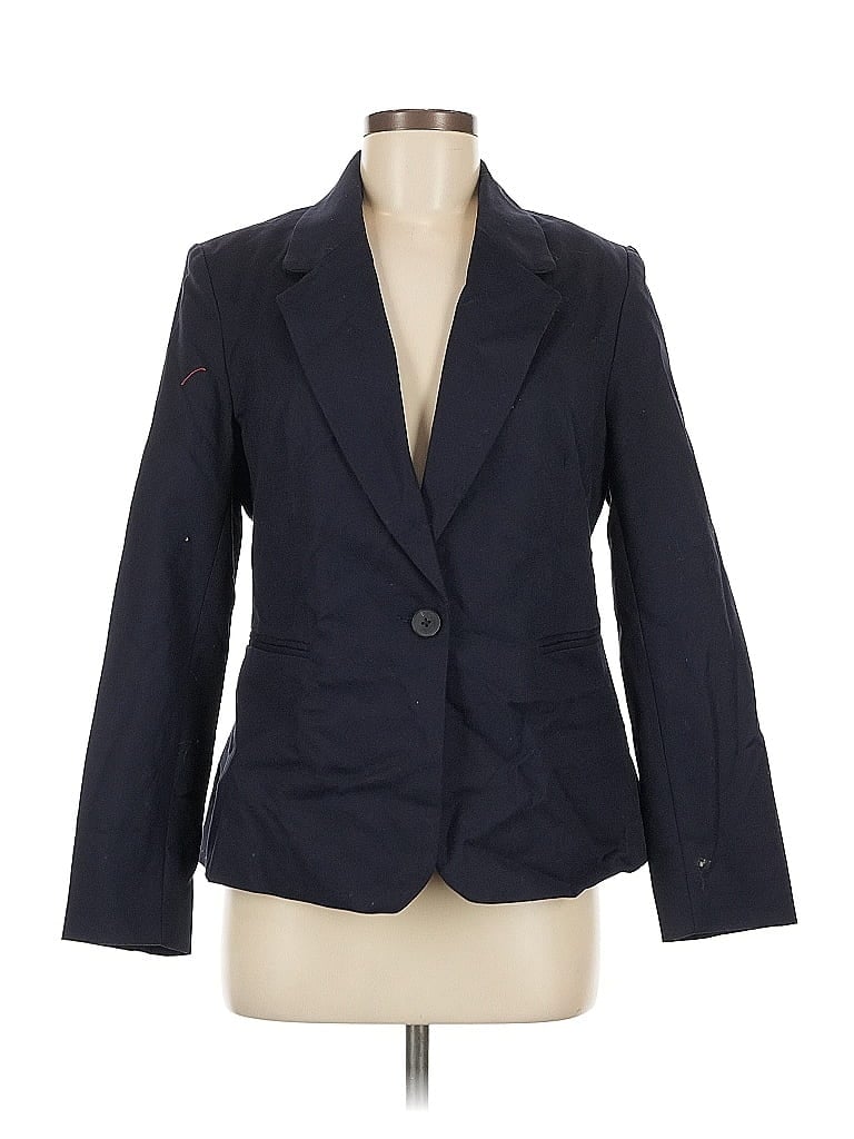 Pre-owned Free Assembly Blazer Jacket In Blue