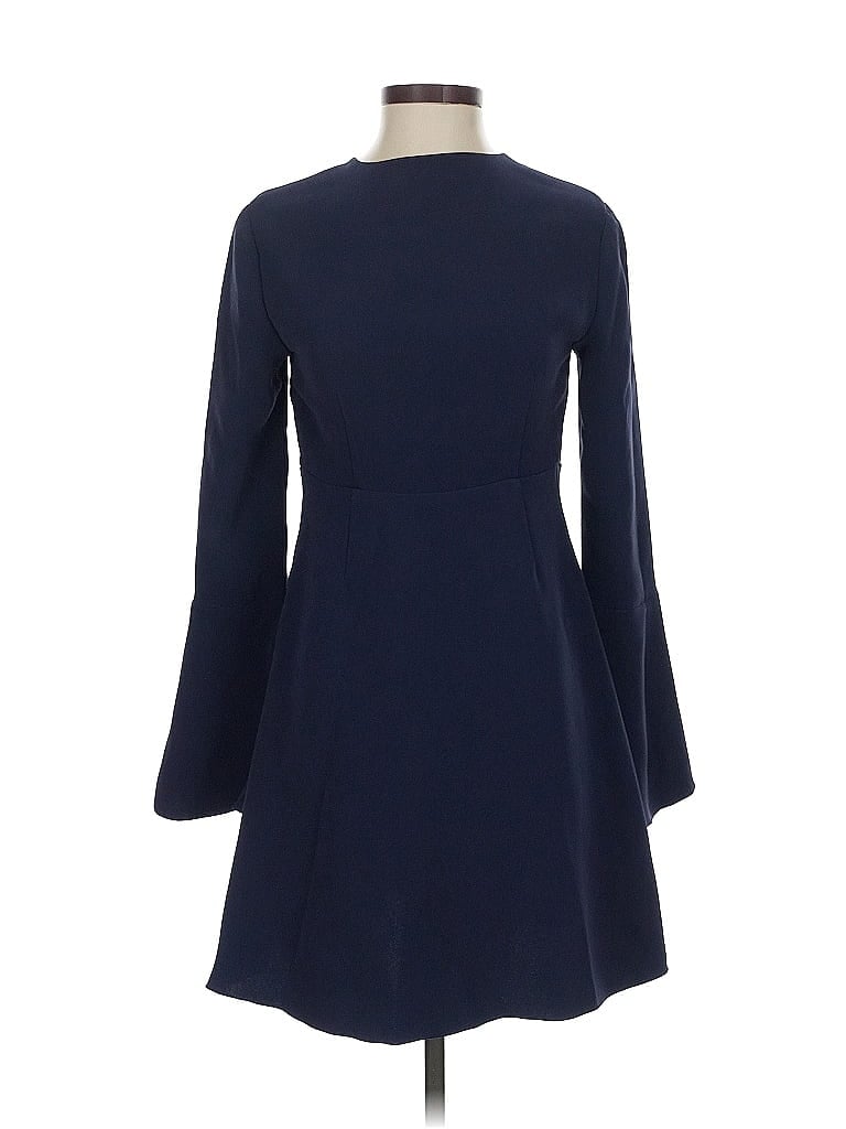 Rachel Zoe Solid Blue Casual Dress Size 2 - photo 1