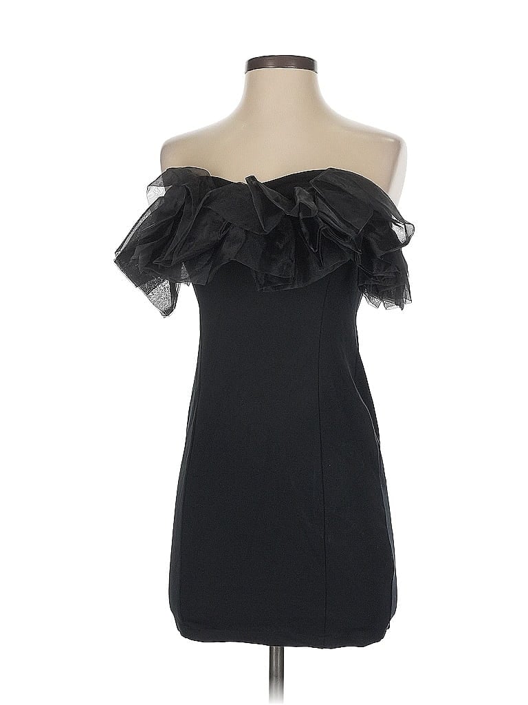 Pre-owned H&m Cocktail Dress In Black