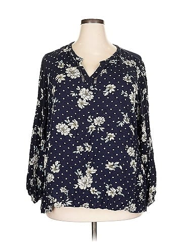 Lane Bryant Outlet 3/4 Sleeve Blouse (view 1)