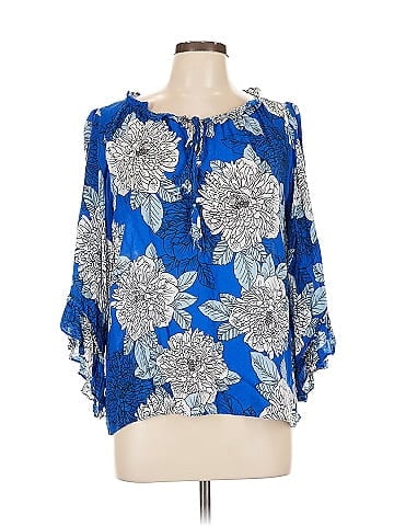 JW (JW Style) 3/4 Sleeve Blouse (view 1)