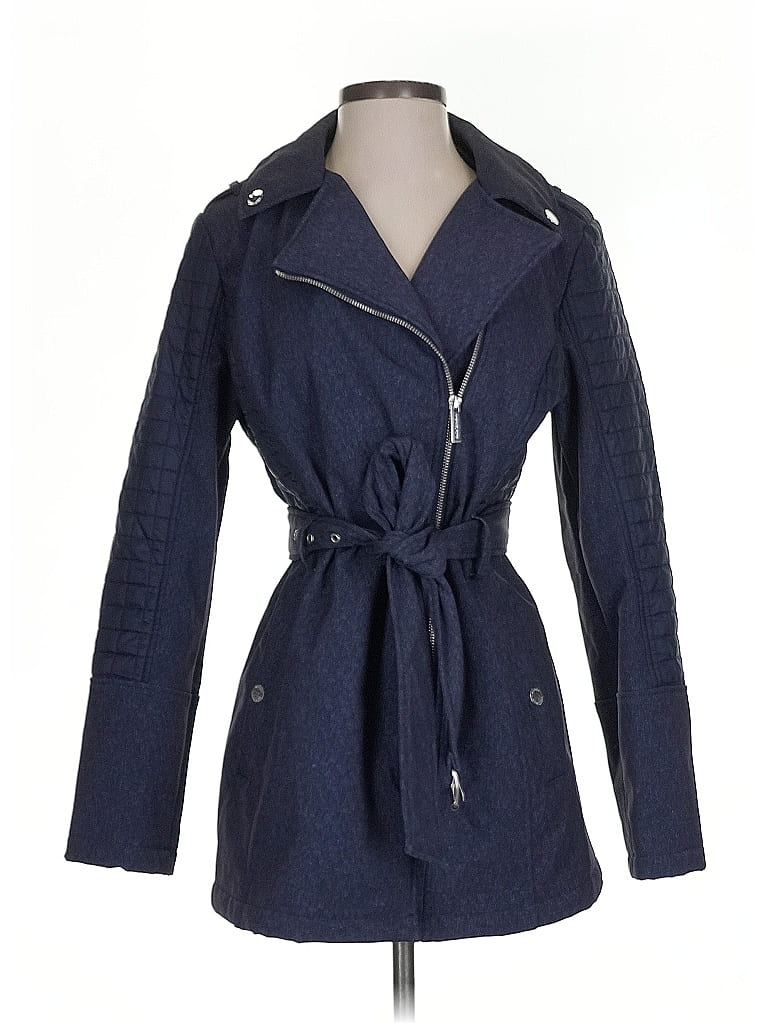 Pre-owned Michael Michael Kors Coat In Blue