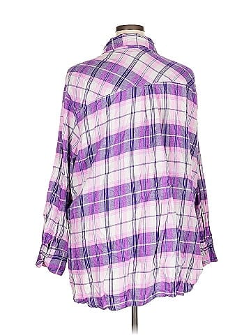 Lane Bryant 3/4 Sleeve Button-Down Shirt (view 2)