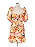 For Love & Lemons Tropical Orange Cocktail Dress Size L - photo 1