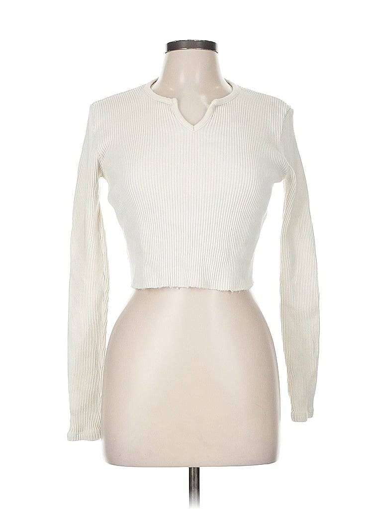 Click to view more detailed imagery on our partner's website Pre-owned Brandy Melville Cardigan Sweater In White