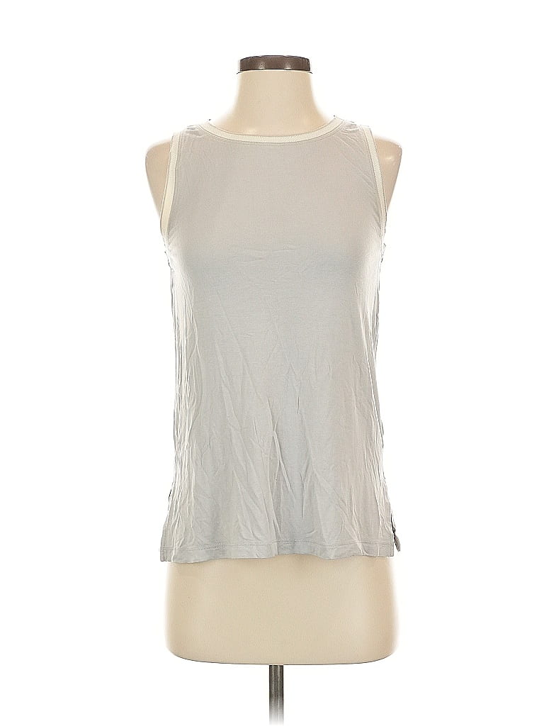 Pre-owned Banana Republic Sleeveless T-shirt In Silver