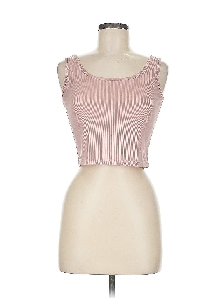 Pre-owned Unbranded Tank Top Pink Strapless Neckline Tops