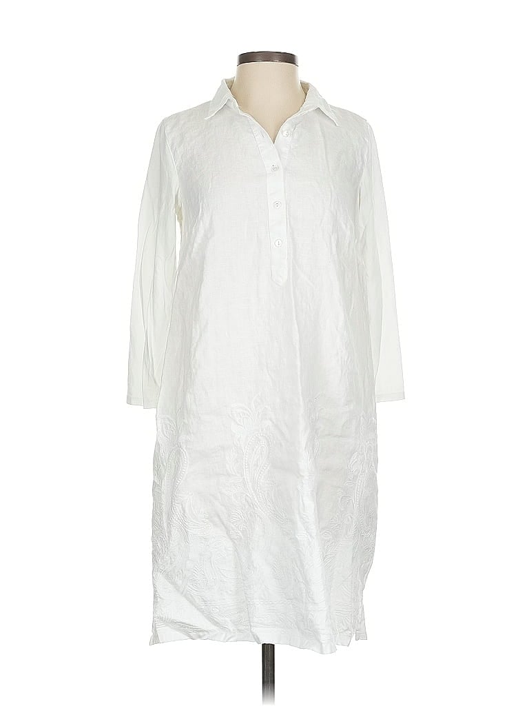 Click to view more detailed imagery on our partner's website Pre-owned Jjill Casual Dress In White